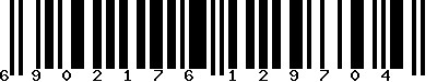 EAN-13 : 6902176129704