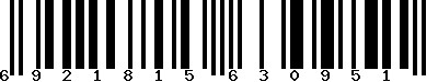 EAN-13 : 6921815630951