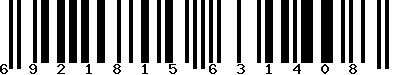 EAN-13 : 6921815631408