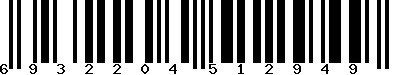 EAN-13 : 6932204512949