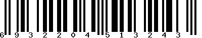 EAN-13 : 6932204513243