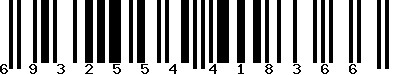 EAN-13 : 6932554418366 EAN-13 : 6932554418366