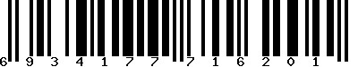 EAN-13 : 6934177716201