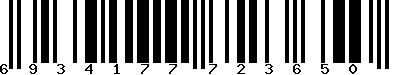EAN-13 : 6934177723650 EAN-13 : 6934177723650