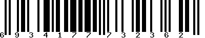 EAN-13 : 6934177732362