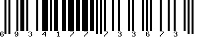 EAN-13 : 6934177733673