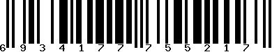 EAN-13 : 6934177755217