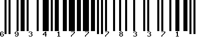 EAN-13 : 6934177783371