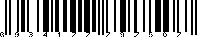 EAN-13 : 6934177797507