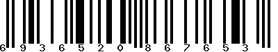 EAN-13 : 6936520867653 EAN-13 : 6936520867653