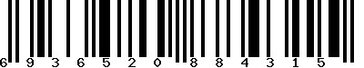 EAN-13 : 6936520884315