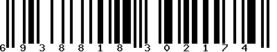 EAN-13 : 6938818302174
