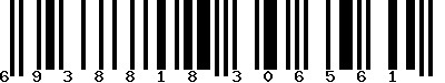 EAN-13 : 6938818306561