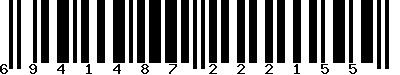 EAN-13 : 6941487222155