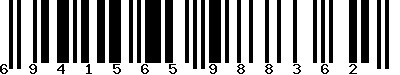 EAN-13 : 6941565988362