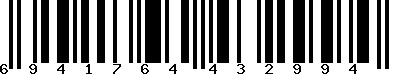 EAN-13 : 6941764432994 EAN-13 : 6941764432994