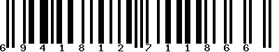 EAN-13 : 6941812711866