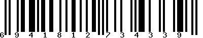 EAN-13 : 6941812734339