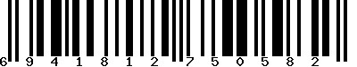 EAN-13 : 6941812750582