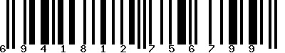 EAN-13 : 6941812756799