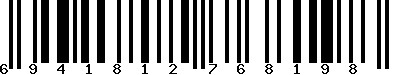 EAN-13 : 6941812768198