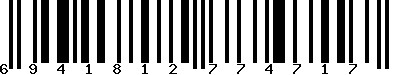 EAN-13 : 6941812774717