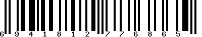 EAN-13 : 6941812776865