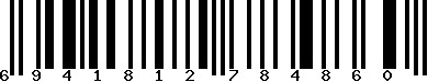 EAN-13 : 6941812784860