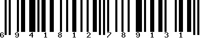 EAN-13 : 6941812789131