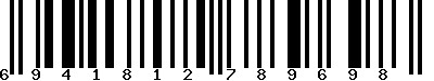 EAN-13 : 6941812789698 EAN-13 : 6941812789698