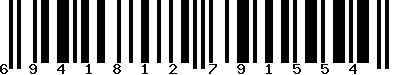EAN-13 : 6941812791554