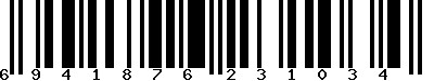 EAN-13 : 6941876231034