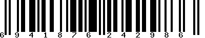 EAN-13 : 6941876242986
