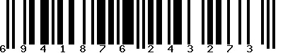 EAN-13 : 6941876243273