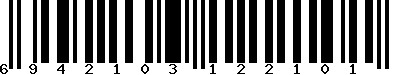 EAN-13 : 6942103122101