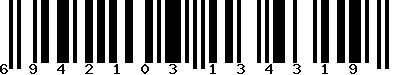 EAN-13 : 6942103134319