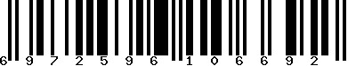 EAN-13 : 6972596106692 EAN-13 : 6972596106692