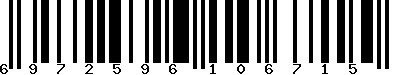 EAN-13 : 6972596106715 EAN-13 : 6972596106715