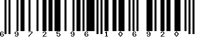 EAN-13 : 6972596106920