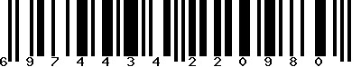 EAN-13 : 6974434220980