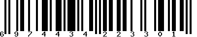 EAN-13 : 6974434223301