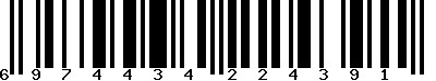 EAN-13 : 6974434224391