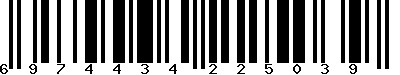 EAN-13 : 6974434225039