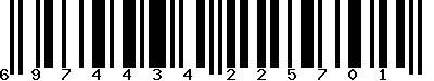 EAN-13 : 6974434225701