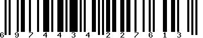 EAN-13 : 6974434227613