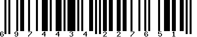 EAN-13 : 6974434227651