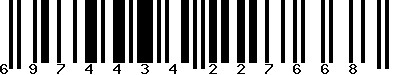 EAN-13 : 6974434227668