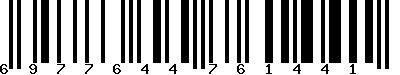 EAN-13 : 6977644761441 EAN-13 : 6977644761441
