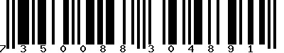 EAN-13 : 7350088304891