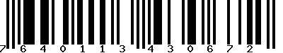 EAN-13 : 7640113430672